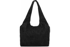 Miss Lulu Sac Fourre-Tout Femme en Tissu Peluche Doux, Sac Léger et Polyvalent, Idéal pour Shopping, Voyage, Université et Usage Quotidien