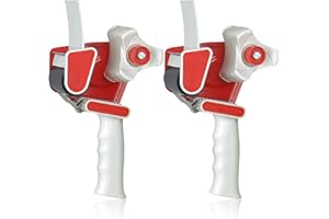 BOMEI PACK 2 Inch Heavy Duty Metal Tape Dispenser Gun (2 Pack)