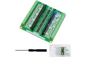 ‎FREENOVE Freenove Breakout Board for Raspberry Pi Pico 1 2 W H WH, Terminal Block Shield HAT with Pin Header, GPIO Status LED