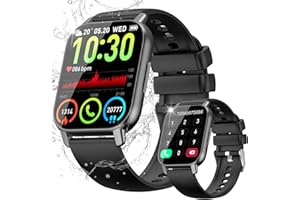 Csasan Smartwatch Uomo Donna, Touchscreen 1.85" Orologio Smart con Chiamate, Orologio Fitness Tracker con 112 Sportivo, Impermeabil IP68 Activity Tracker Contapassi/Cardiofrequenzimetro