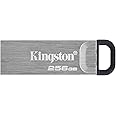 Kingston DataTraveler Kyson Drive Flash USB3.2 256 GB, con Elegante Guscio in Metallo senza Cappuccio Protettivo