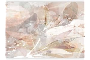 murando Carta da parati Foglie 500x350 cm Fotomurali in TNT Murale alla moda Decorazione da Muro XXL Poster Gigante Design Carta per Pareti Soggiorno Motivo vegetale Astratto Natura a-A-10253-a-a