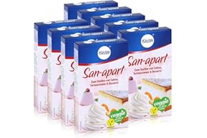 FREE 2B Küchle San-apart 125g - Zum Steifen von Sahne,Tortencremes & Desserts (9er Pack)