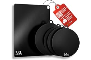 MiLù Protezione Piano Induzione Unico Compatibile con Funzione Booster + E-book in Regalo | Copri Piano Induzione Resistente al Calore | Set 5 pezzi Tappetini Sottopentola Antiscivolo Lavabili