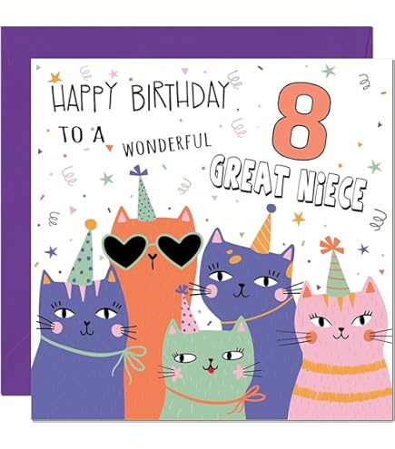 7th Great Niece Birthday Card - Fabulous Flamingo - Womens Pink