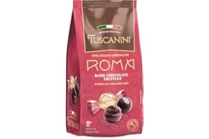 Tuscanini Fine Italian Dark Chocolate Truffles, Roma, 153g | Gourmet Italian | Dairy Free | Premium Gift | Perfect for Holidays & Celebrations