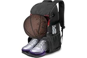 KINGSLONG Sac à Dos de Baseball pour Jeunes et Adultes avec Compartiment à Chaussures, Sac Softaball étanche pour Le Baseball, équipement de Basket-Ball, Gant Externe et Porte-Casque
