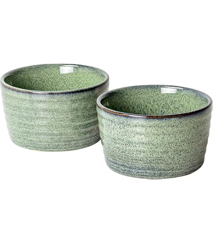 Morandi Color Auflaufförmchen Set 6 Stück – 170 Ml Ofenfeste Porzellan-Schälchen Für Desserts & Dips