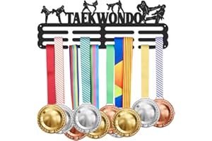 SUPERDANT Porta Medaglie Porta Medaglie Sportive Porta Nastri per Premi Espositore Sospeso Espositore in Metallo Espositore con Cordino