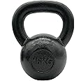 Chase Fitness Cast Iron Kettlebell for Strength and Cardio Home Gym Training 6kg - 24kg (16KG)