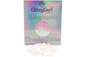 20g Holographic Chunky Glitter GlitzyGurl Festival Glitter Cosmetic Face Body Hair Nails