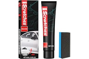 ZYEKIU Rimuovi Graffi per Veicoli con Spugna Car Scratch Repair Paste, Pasta per Riparazione Graffi per Auto per Carrozzeria Cancella Graffi Profondi per Auto per Tutti i Tipi di Veicoli 100ML