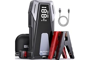 ‎BUTURE BuTure Starthilfe Powerbank, 3000A Spitzenstrom 21800mAh Tragbare 12V Auto Starthilfe für 8.5L Benzin und 8.0L Dieselmotor,Starthilfegerät mit LED Taschenlampe