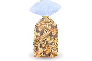 PRO DISTRI REVILLON | 30 Papillotes Chocolat au Lait Praliné | Sachet de 310g de Friandise sans Huile de Palme prête à Offrir pour Noël