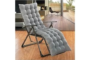 BOTIZR Liegenauflage, Auflage Für Gartenliege 170 X 53 X 8 Cm, Auflagen Für Deckchair, Polsterauflage Für Sonnenliege, Kissen Für Liegestuhl, Gesteppt（Stuhl Nicht Im Lieferumfang Enthalten） Kissen für Sonnen