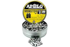 Apolo DIABOLOS Rundkopf 5,5mm .22 200 Stück Dose für Luftgewehr Luftpistole Monster