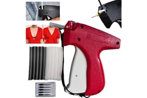 ZISWIN Quick Clothing Stitchy Fixer, Mini Quick Repair Clothing Sewing Machine, Quilt Knotting Gun, Instant Button Garment Connector, Quick Garment Fixer, Mini Quick Repair (Red)