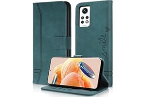 AsWant Funda para Xiaomi Redmi Note 12 Pro 4G (No para Redmi Note 12 Pro 5G), Premium PU Cartera de Cuero Multifunción de Cierre Magnético Función Flip Case con Redmi Note 12 Pro (Verde)
