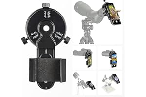 Celticbird Neuester Smartphone Zielfernrohr Adapter- Telefonhalterung für Spektive& Ferngläser& Monokulare& Teleskope& Mikroskope