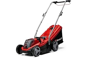 Einhell Tondeuse à Gazon sans Fil GE-CM 18/33 Li-Solo Power X-Change (18 V, 200 m², 33 cm, 30 L, réglage de la Hauteur de Coupe en 5 étapes) Livré sans Batterie ni Chargeur