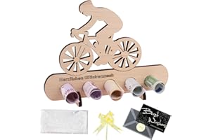 ‎ENLACE ENLACE Fahrrad Geschenk, Holz Geldgeschenk für Radfahrer, Originelle Fahrrad Deko, Geschenke für Frauen und Männer, Geburtstag, Reise