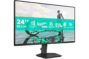 Philips Evnia 24M2N3200NF - 24 inch Full HD gaming monitor, 144 Hz, 4 ms, FreeSync, G-Sync comp. (1920x1080, HDMI 2.0, DisplayPort 1.4) black