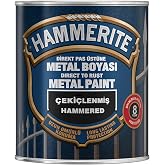 Hammerite Pas &Uuml;st&uuml; Metal Boyası &Ccedil;eki&ccedil;lenmiş G&uuml;m&uuml;ş Gri 0,75lt