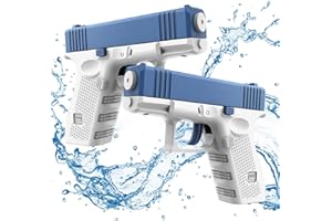 IWTBNOA 2 pistolas de agua para niños y adultos, minipistolas de agua de gran alcance, pequeñas pistolas de agua, juguetes para jardín, piscina, fiestas, al aire libre, playa