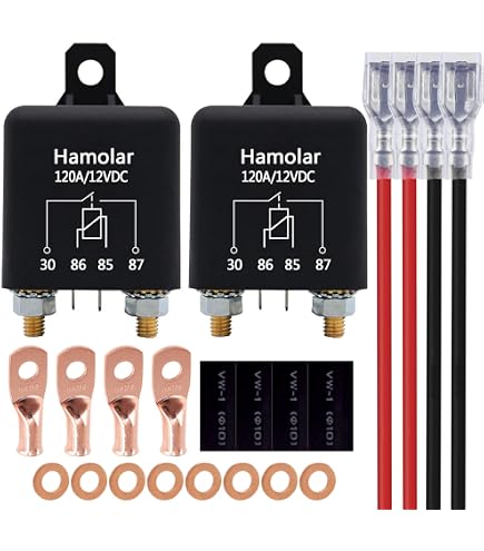 WOHHOM 250 Amp Circuit Breaker With Manual Reset 12V-36V DC Waterproof Surface Mount For Car Audio Rv Marine Boat Truck Trolling Motors, 30-300A Car Speaker Resettable Fuse