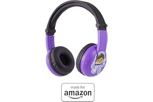 ONANOFF Made for Amazon, Bluetooth BuddyPhones | Play Time in Purple, ages 3–7
