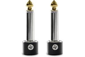 Crosby Solderless Pedalboard Cable Kit - 2 Pack of Gold Tip Connectors with Magnetic Screws Make 1 DIY Custom Patch Cable
