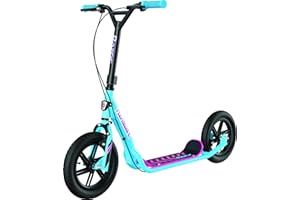 Razor Flashback Kick Scooter - Ruote Mag da 12" con pneumatici ad aria, doppi freni azionati a mano, monopattino stile BMX per bambini e ragazzi