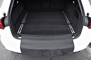 tuning-art 2807 Alfombrilla Maletero para Audi A6 Avant 4G 2011-2018 3 Piezas con Protección Parachoques