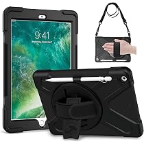 MoKo Custodia Full Body Per IPad 9.7 2018/2017: Antiurto Con Pellicola Integrata!