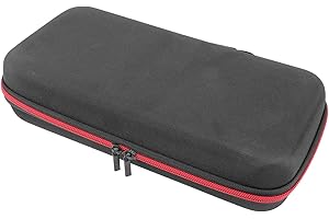 ELPRICO Torba do Przechowywania Mikrofonu, Pudełko do Przechowywania Mikrofonu Odporny na Wstrząsy Odporny na Upadek, Torba na Mikrofon Bezprzewodowy na Zamek Błyskawiczny Etui na Mikrofon