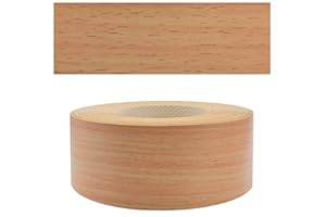 Mprofi MT® 10m Rollo-Cinta de Borde de Melamina-con Adhesivo Termofusible-Borde de Borde para Estantes-Tablero de Construcción de Muebles-Cinta de Borde para Planchar-Haya Bavaria 45mm