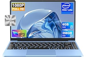 NOTODD Ordinateur Portable 14 Pouces Win11 256Go SSD Soutien Extension 1TB,Pc Portable Celeron N4020 Pas Cher FHD 1080 5G WiFi BT4.2 inclut Souris sans Fil&AZERTY Clavier Couverture-Bleu