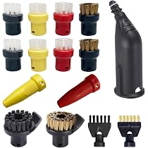 Accessoires Pour Nettoyeur Vapeur Karcher - Kit 10 Pièces, Brosses, Microfibres, Rallonge, Compatible SC2-SC5 - 8