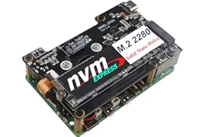 ZDE ZP581 PoE HAT PCIe to M.2 Key-M NVMe SSD Adapter Board with Onboard Cooling Fan Compatible with Raspberry Pi 5 Support M.2 NVMe SSD 2230/2242/2280