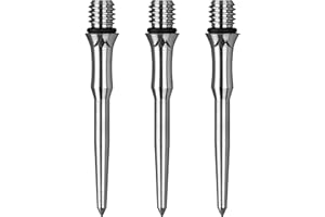 Mission Darts Titan-Umwandlungspunkte Titan Edge Ti Shark wandelt weiche Spitze in Stahl um, mehrere Längen und Farben