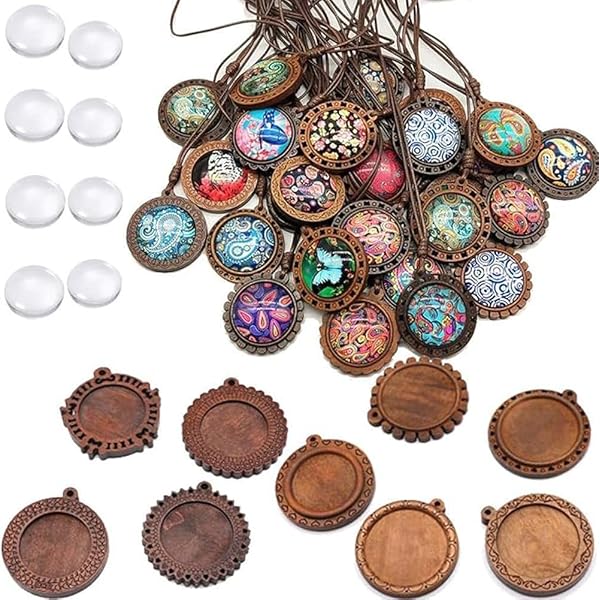 Set Da 10 Medaglioni Portacabochon In Metallo Bronzo Anticato Con Vetro Trasparente 12mm - Ideale Per Creare Gioielli Fai Da Te