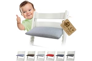 BambiniWelt by Rafael K. Coprisedile di ricambio per seggiolone mod. 3 (1 pezzo mélange grigio chiaro)