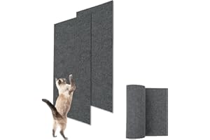 ASTIS Tappeto Tiragraffi Gatti 200 cm x 40 cm Tappetino Antigraffio Autoadesivo per Gatti DIY Climbing Cat Scratcher Tiragraffi di ricambio Tappeto Tiragraffi Gatto Antigraffio per Parete Protegge e Divani