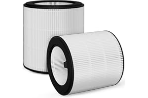 1E 2 filtri HEPA per purificatori d’aria Philips [AC0820, AC0819] – sostituisce FY0194/30 – filtro di ricambio per aria pulita e allergie