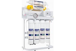 PURWAY CRYSTAL GROUP PUR Booster Quick 7 400 GPD - Impianto osmosi + set di filtri di ricambio, 7 livelli, flusso diretto, senza serbatoio