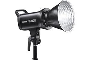 Godox SL100Bi LED lampa wideo, 100 W, 2800 K-6500 K, wyrównanie światła dziennego, CRI96 + TLCI97 + 32100 luksów @ 1 m 11 efektów świetlnych, obsługa aplikacji za pomocą Bowens Mount