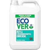 Ecover Washing Machine Liquid Detergent - White &amp; Colour Laundry Detergent Honeysucke Fragrance - Jasmine, Refillable Format,