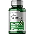 Saw Palmetto Extract | 3600mg | 120 Capsules | Prostate Supplement for Men | Gluten Free | from Saw Palmetto Berries | by Horbaach