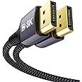 Stouchi DisplayPort Kabel 1.4 240Hz 3M/10FT DP1.4 Unterstützung 8K@60Hz 4K@60Hz/ 144Hz/120Hz 5K@60Hz/120Hz 2K@165Hz/240Hz Fre