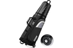 Sac de Voyage pour Clubs de Golf Findway avec Roues, en Tissu Oxford 1680D Résistant à l'eau, Coque Rigide en ABS, Durable et étanche, Idéal pour Les Voyages et Les Vols de Golf pour Hommes et Femmes